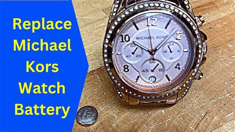 battery replacement on michael kors watch cost|Michael Kors authorized watch repair.